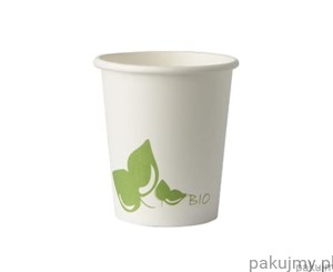 Kubki do napojów z papieru, "To Go", okrągłe, 100 ml, średnica 6,3 cm, biały, "BIO", 50 szt.