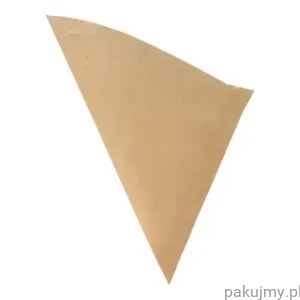 Torebki rożki 27 x 19 x 19cm 1000 szt, brązowe